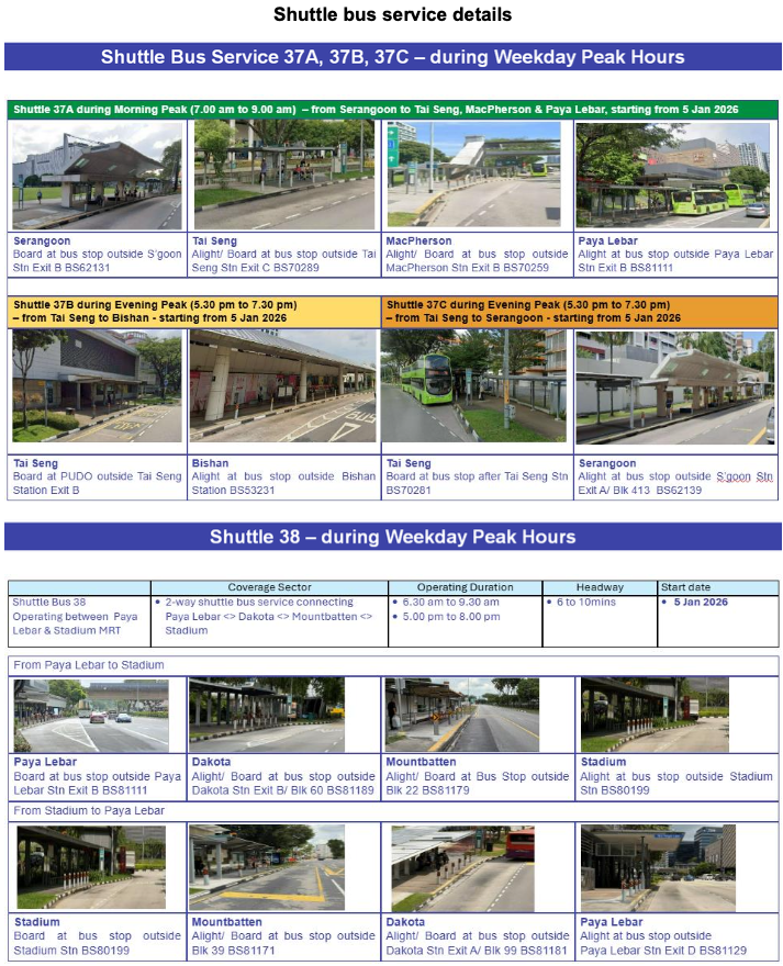 Jeffrey Siow: Shuttle Buses Will Support Circle Line Commuters During Tunnel Works