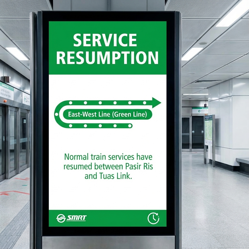 East-West Line Resumes Dec 8 — One Day Earlier Than Planned